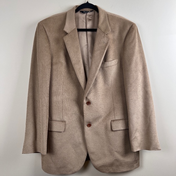 Jos. A. Bank Other - Jos. A. Banks Cord Wool Silk Blend Men’s Blazer Jacket Brown 44L